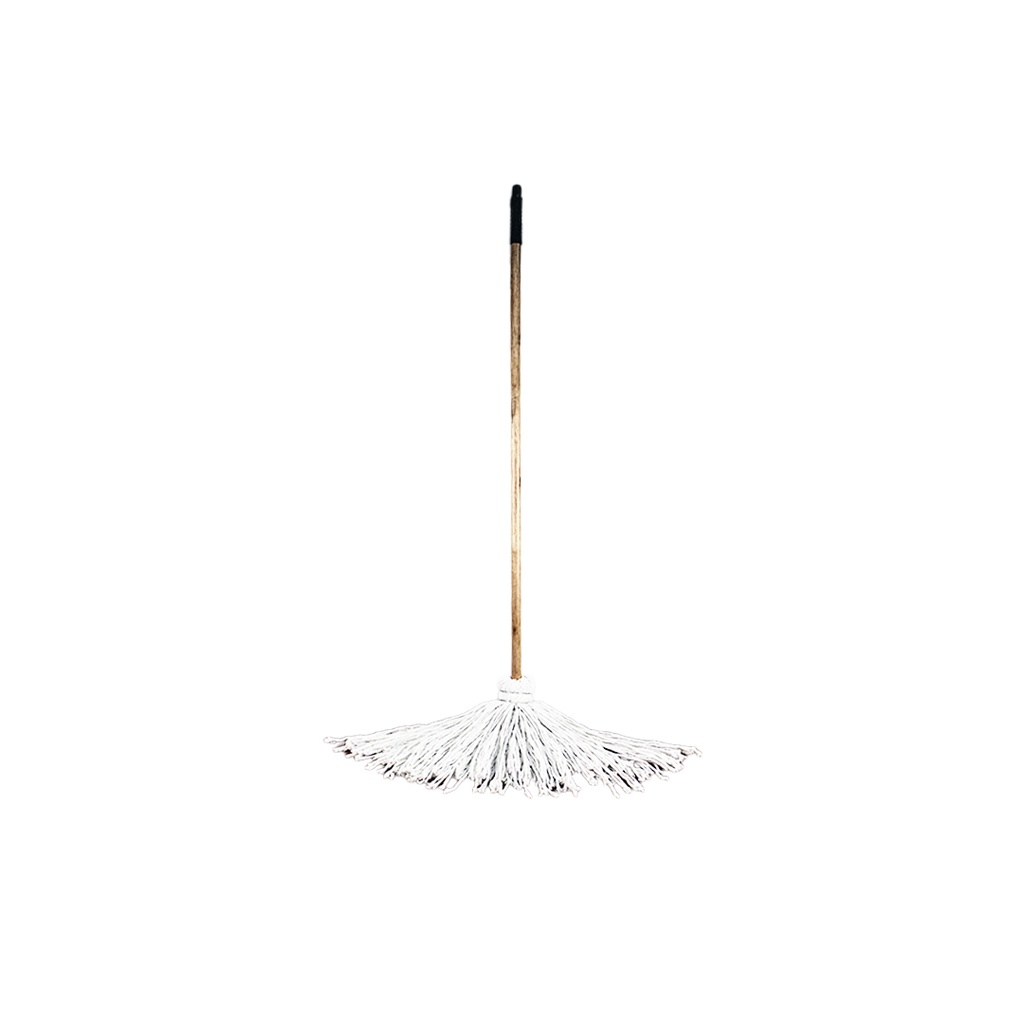 Wooden Handle Cotton Deck Mop 24oz New
