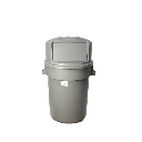 Rojan Garbage Can with Chrome Ashtray