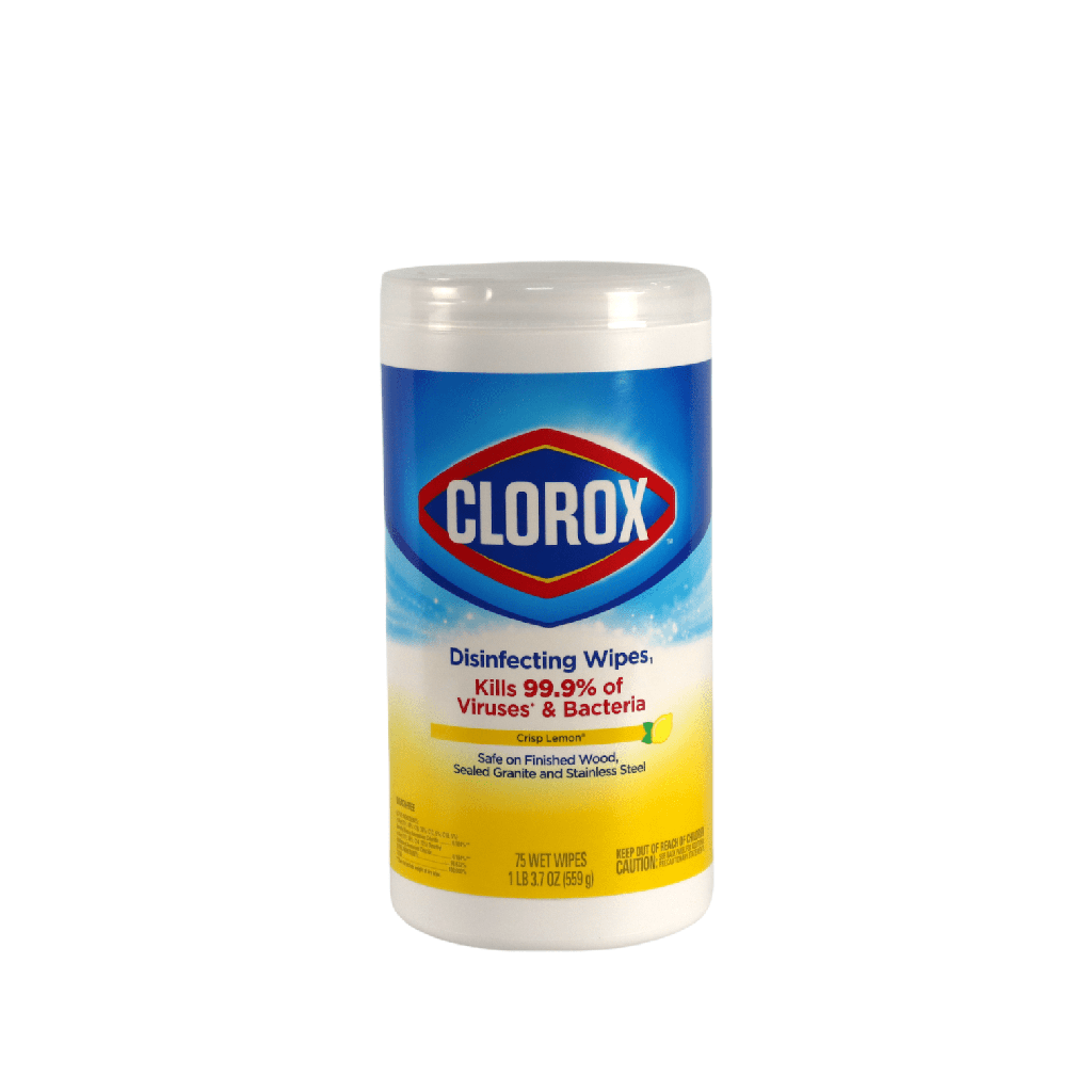 Clorox Disinfectant Wipes Crisp Lemon (75ct)