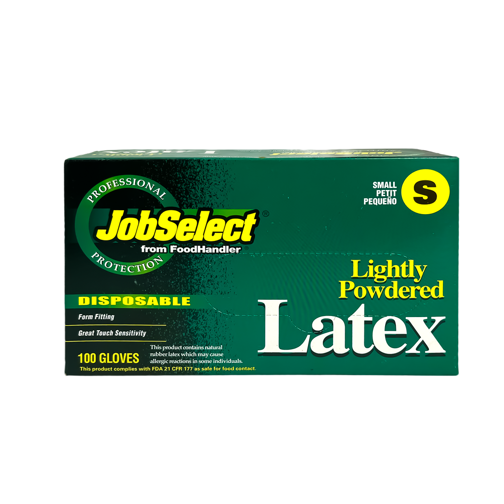 Job Select Latex Gloves Powder Free Small