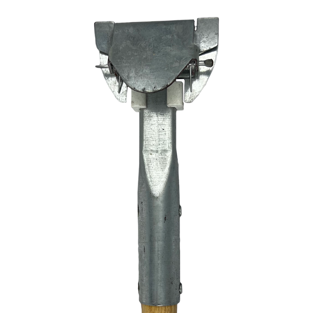 Dust Mop Clip-On Handle Wood